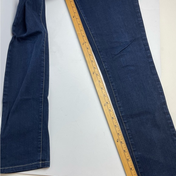 Baby Phat Jeans Dark Wash Low Rise Cat Logo Embroidery Skinny Y2K - Picture 14 of 15